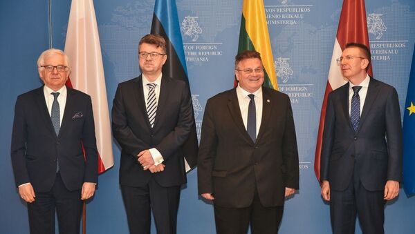 Глава МИД Литвы Линас Линкявичюс встречается со своими балтийскими коллегами - Sputnik Lietuva