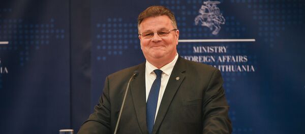 Министр иностранных дел Литвы Линас Линкявичюс - Sputnik Литва