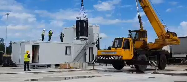 Опубликовано видео монтирования системы радиационного контроля на Игналине Опубликовано видео монтирования системы радиационного контроля на Игналине - Sputnik Lietuva