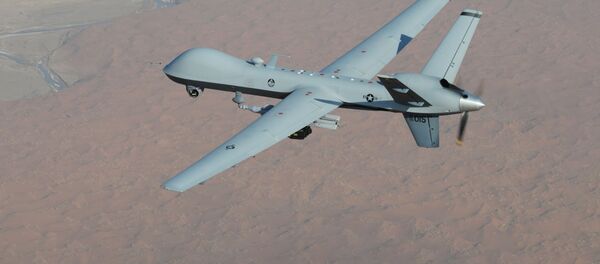 Американский беспилотник MQ-9 Reaper, архивное фото Американский беспилотник MQ-9 Reaper, архивное фото - Sputnik Lietuva