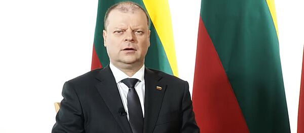 Премьер-министр Саулюс Сквернялис обращается к народу в связи с окончанием карантина Премьер-министр Саулюс Сквернялис обращается к народу в связи с окончанием карантина - Sputnik Lietuva