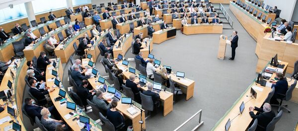 Заседание Сейма Литвы Заседание Сейма Литвы - Sputnik Литва