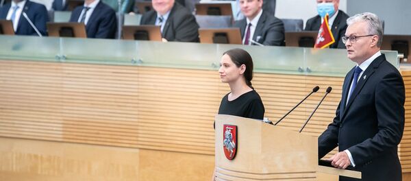 Выступление президента Литвы Гитанаса Науседы перед Сеймом Выступление президента Литвы Гитанаса Науседы перед Сеймом - Sputnik Lietuva