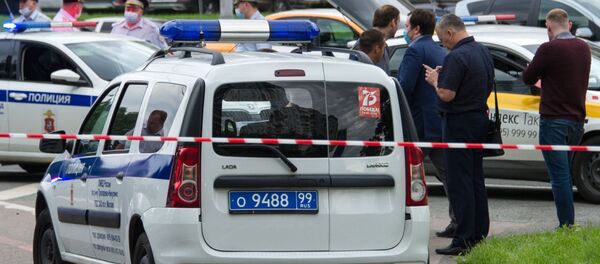 Šaudymo į policijos pareigūnus Maskvoje vietoje Šaudymo į policijos pareigūnus Maskvoje vietoje - Sputnik Lietuva
