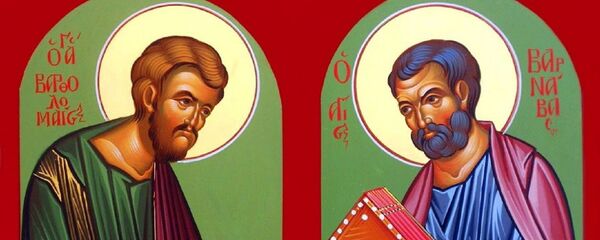 Святые апостолы Варфоломей и Варнава - Sputnik Литва