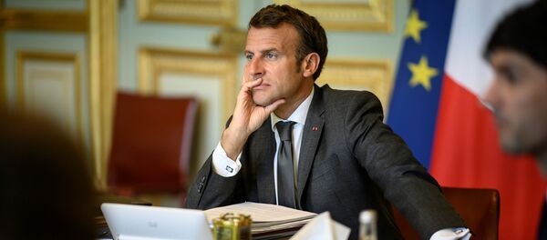 Президент Франции Эммануэль Макрон - Sputnik Литва
