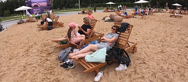 Vilniuje atsirado paplūdimys Open Beach Vilniuje atsirado paplūdimys Open Beach - Sputnik Lietuva