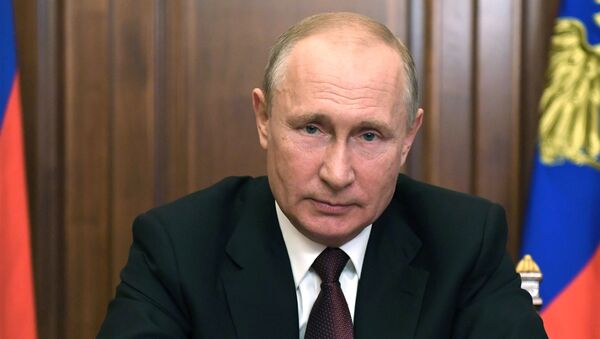 Обращение президента РФ В. Путина к гражданам России, 23 июня 2020 года - Sputnik Литва