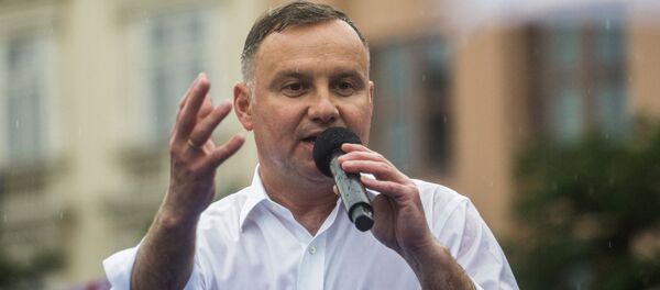 Польский президент Анджей Дуда Польский президент Анджей Дуда - Sputnik Lietuva