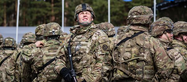 Солдаты НАТО в Польше, архивное фото Солдаты НАТО в Польше, архивное фото - Sputnik Lietuva