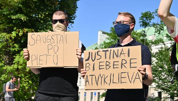 Vilniaus jaunimas surengė neįprastą flešmobą - Sputnik Lietuva