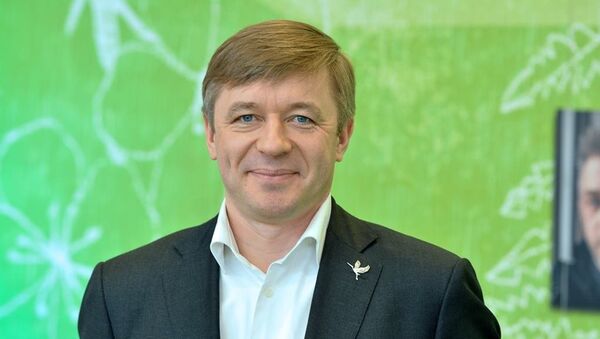 Председатель партии Союз крестья и зеленых Рамунас Карбаускис - Sputnik Литва