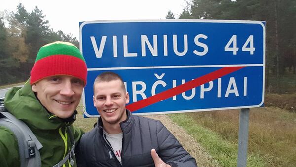 Саулюс Багдонас за 41 день прошел 1300 км и собрал более 20 тысяч евро для детей больных раком - Sputnik Lietuva