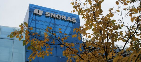 Вывеска банка Snoras  в Литве - Sputnik Литва