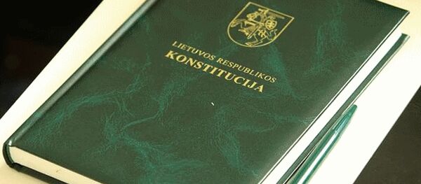 Конституция Литовской Республики - Sputnik Литва
