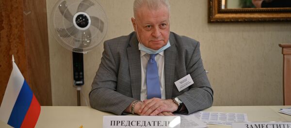 Посол РФ в Литве Александр Удальцов на голосовании по поправкам в Конституцию России, 1 июля 2020 года - Sputnik Литва