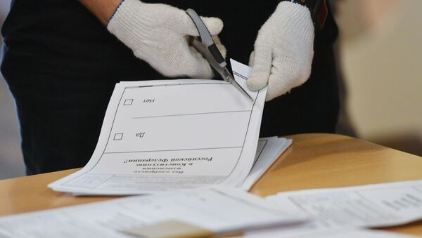 Подсчет голосов по итогам голосования по поправкам в Конституцию РФ - Sputnik Литва