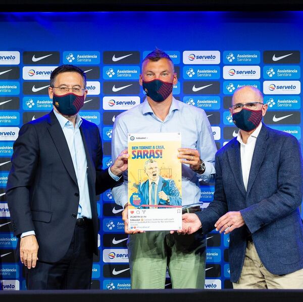 Вслед за Ясикявичюсом в Барселону уехал весь тренерский штаб Жальгириса - Sputnik Литва