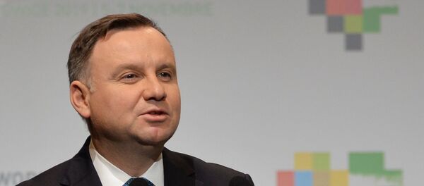 Президент Польши Анджей Дуда, архивное фото - Sputnik Литва