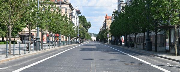 Проспект Гедиминаса в Вильнюсе Проспект Гедиминаса в Вильнюсе - Sputnik Lietuva