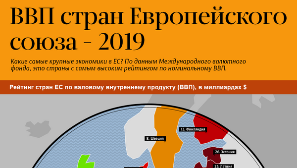 ВВП стран Европейского союза — 2019  - Sputnik Литва