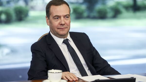 Заместитель председателя Совета безопасности РФ Дмитрий Медведев - Sputnik Lietuva