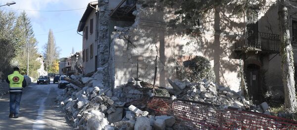 Последствия землетрясения в Италии - Sputnik Lietuva