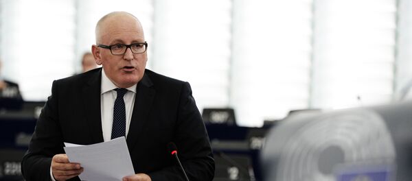 Заместитель председателя Еврокомиссии Франс Тиммерманс - Sputnik Литва