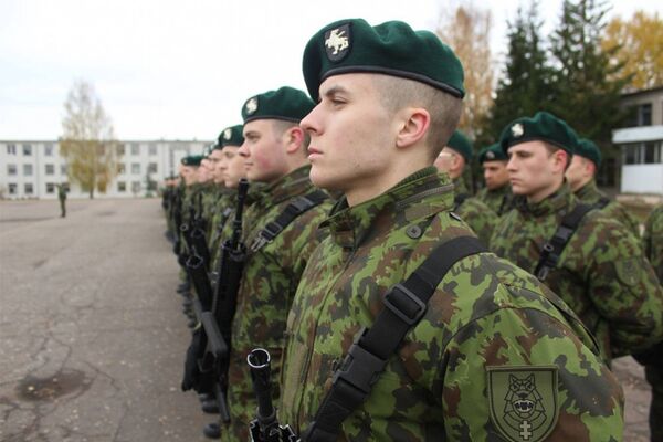 Присягу приняли последние в этом году призывники Присягу приняли последние в этом году призывники - Sputnik Литва