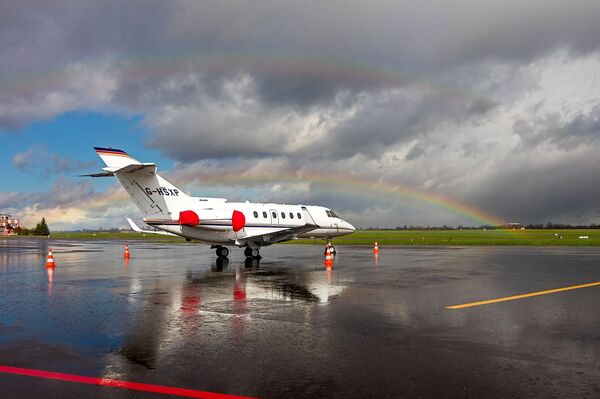 Немецкий самолет в аэропорту Вильнюса - Sputnik Литва