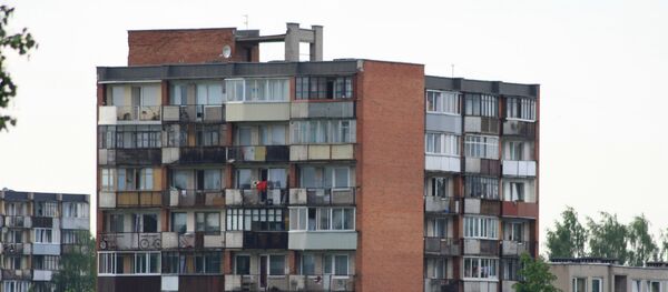 Жилой дом микрорайона Науйининкай Жилой дом микрорайона Науйининкай - Sputnik Lietuva