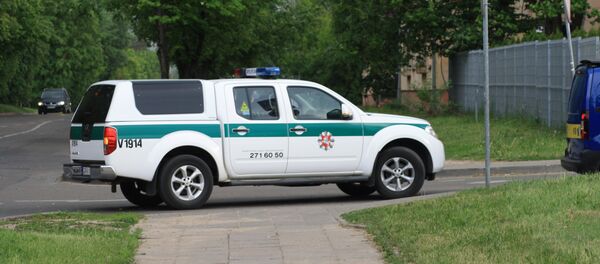 Полицейская машина в Вильнюсе Полицейская машина в Вильнюсе - Sputnik Lietuva