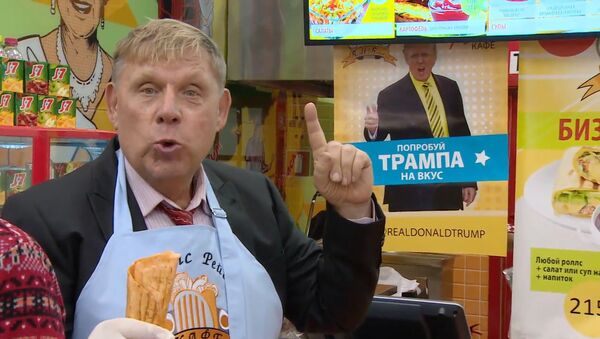 Трамп-ролл и Хиллари-ролл: в московском кафе появилось предвыборное меню - Sputnik Lietuva