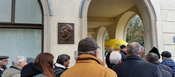 Церемония открытия памятной доски разведчику Рихарду Зорге в Берлине - Sputnik Литва