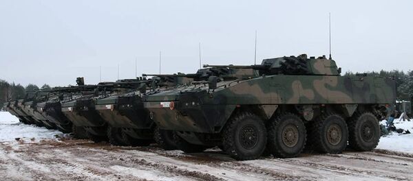 Польские военные в учениях Железный меч Польские военные в учениях Железный меч - Sputnik Lietuva