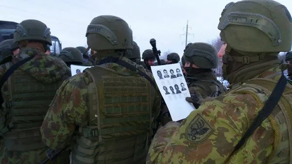 Полицейские учения в Тельшяй Полицейские учения в Тельшяй - Sputnik Lietuva