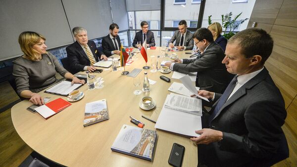 Встреча директора департамента МИД Литвы по делам ОНН - Sputnik Литва