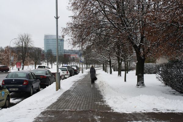 Тротуар вдоль второго дворца Сейма - Sputnik Lietuva