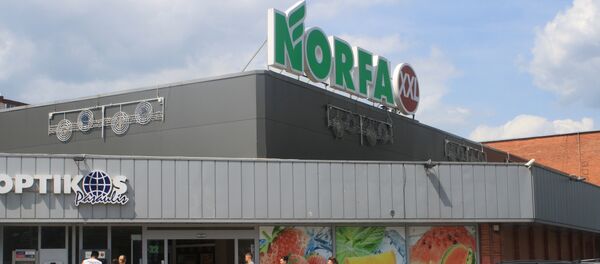 Вход в торговый центр Norfa Вход в торговый центр Norfa - Sputnik Литва