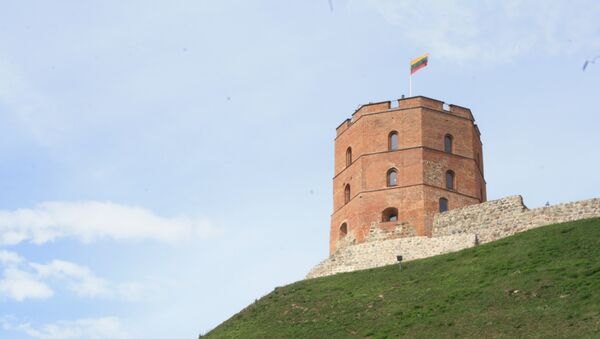 Башня Гедиминаса - южный склон - Sputnik Литва