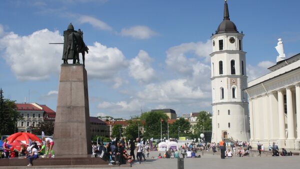 Кафедральная площадь Вильнюса, архивное фото - Sputnik Литва