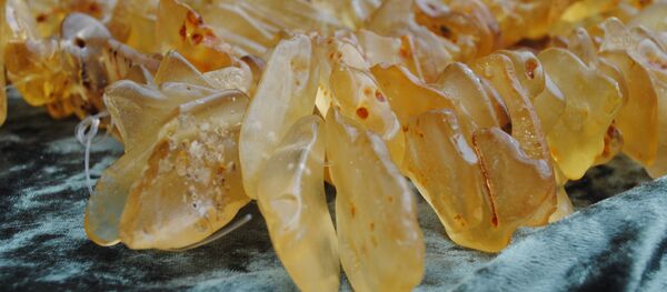 Украшение из янтаря, архивное фото Украшение из янтаря, архивное фото - Sputnik Литва