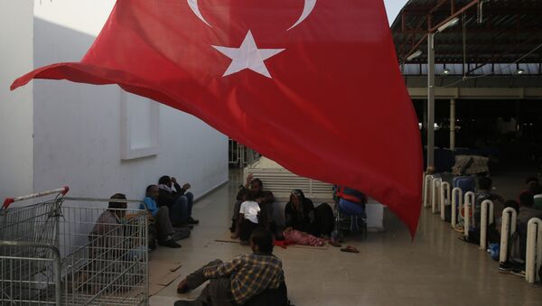 Беженцы в Турции, архивное фото - Sputnik Литва