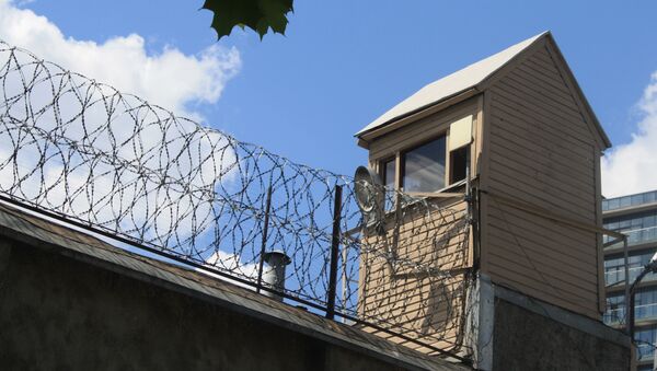 Вышка для наблюдения в тюрьме Лукишкес - Sputnik Литва