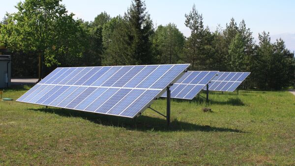 Солнечные батареи, архивное фото - Sputnik Литва