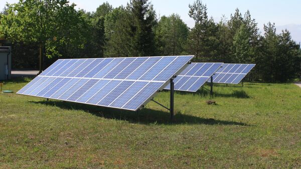 Солнечные батареи, архивное фото - Sputnik Литва