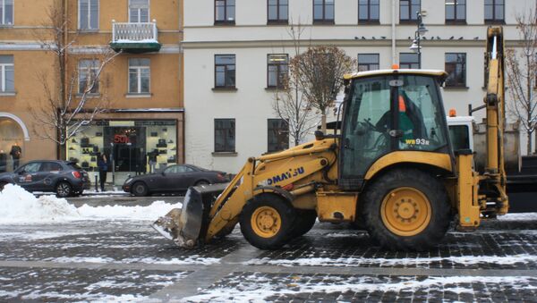 Снегоуборочная техника на улицах Вильнюса - Sputnik Литва