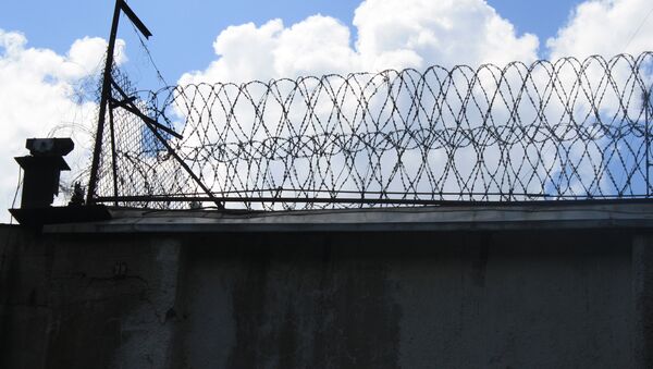 Колючая проволока тюрьмы, архивное фото - Sputnik Литва