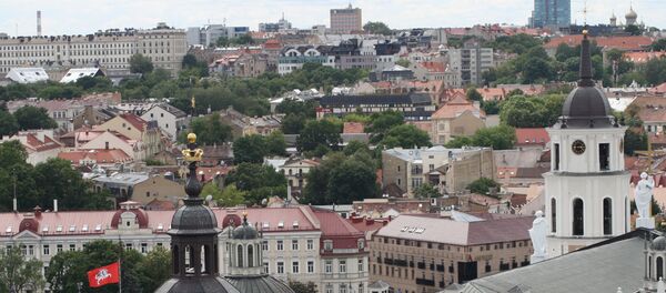 Старый Вильнюс - вид с горы Гедиминаса - Sputnik Литва