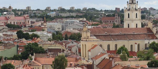 Старый Вильнюс - вид с горы Гедиминаса - Sputnik Литва